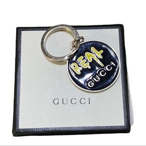 GUCCI Sterling Silver Ghost Keyring